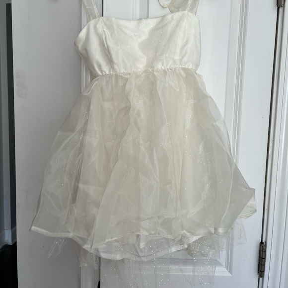 Lucy in the Sky Dresses Lucy In The Sky Cream Babydoll Tulle